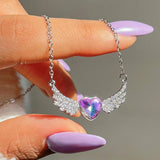 Winged Heart | Kanatlı Kalp Çelik Kolye