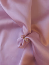 Soft Pink Minimal Taşlı Çelik Yüzük
