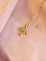 Winged Star | Kanatlı Yıldız Çelik Kolye