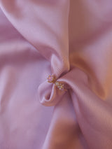 Soft Pink Minimal Taşlı Çelik Yüzük