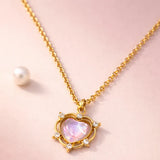 Luminous Heart Kalp Çelik Kolye