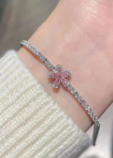 Crystal Flower | Su Yolu Çelik Bileklik