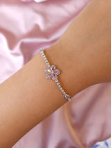 Crystal Flower | Su Yolu Çelik Bileklik
