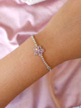 Crystal Flower | Su Yolu Çelik Bileklik