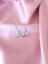 Winged Heart | Kanatlı Kalp Çelik Kolye