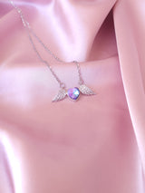 Winged Heart | Kanatlı Kalp Çelik Kolye