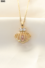 Pearl Shell | Midye Paslanmaz Çelik Kolye