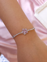 Crystal Flower | Su Yolu Çelik Bileklik